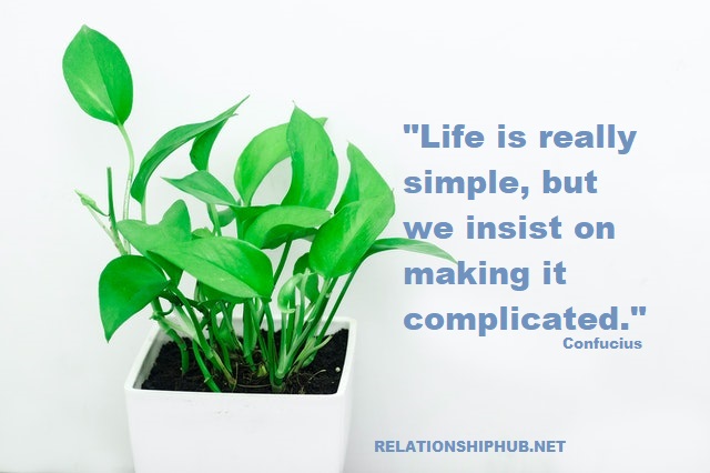 simplicity living quote